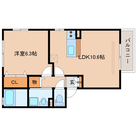 新大宮駅 徒歩8分 2階の物件間取画像